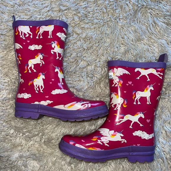 Pink unicorn Hatley Rainboots - Picture 3 of 6